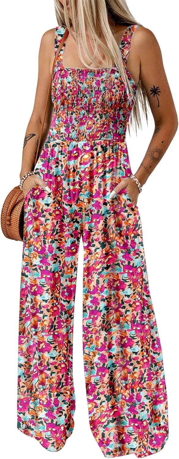 Dokotoo Women's Casual Loose Overalls Jumpsuits for Summer