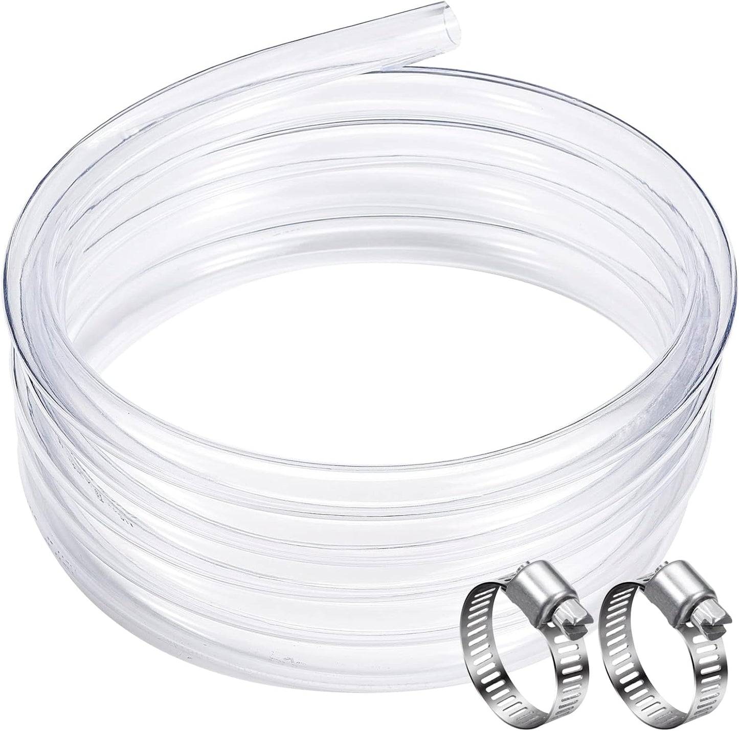 DAVCO 25 ft Clear Vinyl Tubing - Heavy Duty PVC Hose