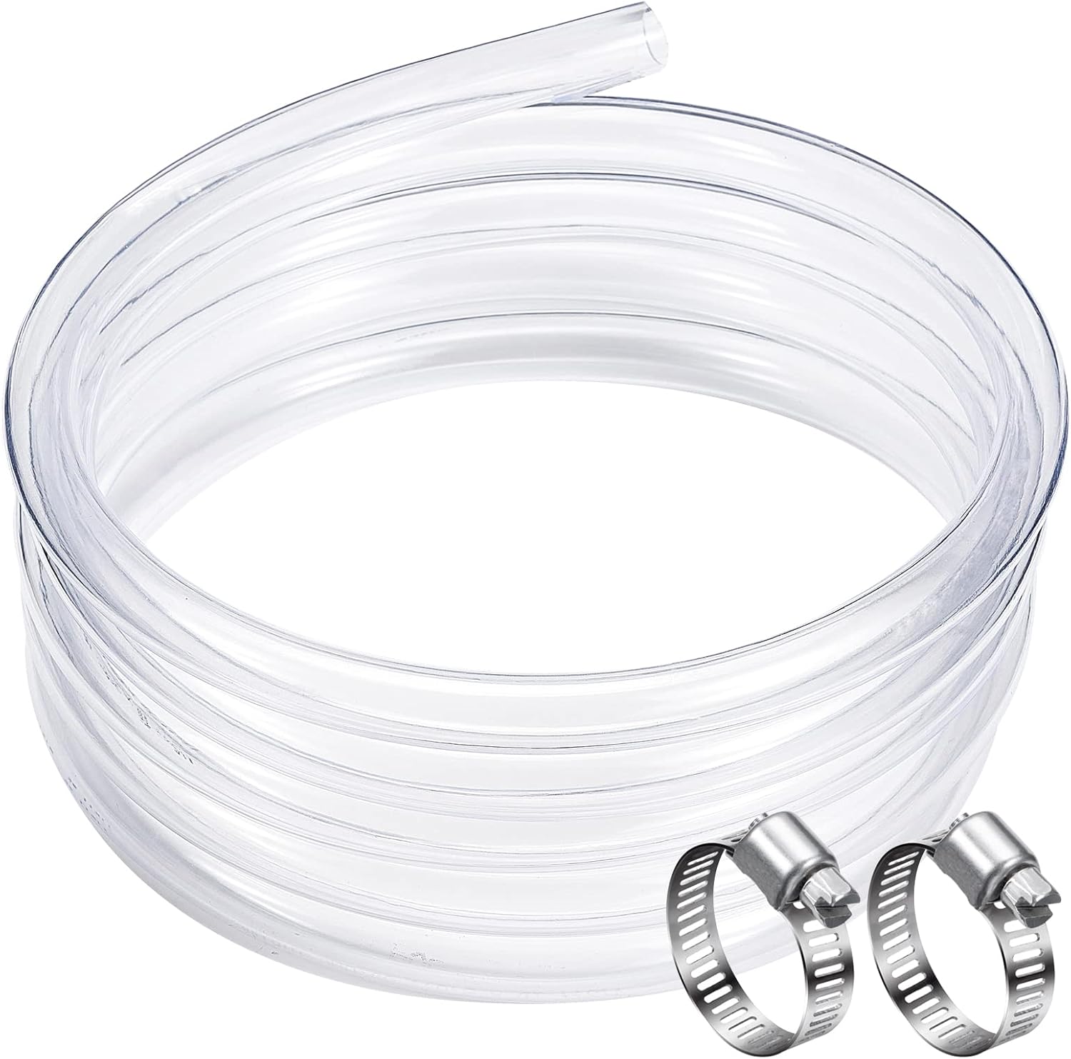 DAVCO 25 ft Clear Vinyl Tubing - Heavy Duty PVC Hose
