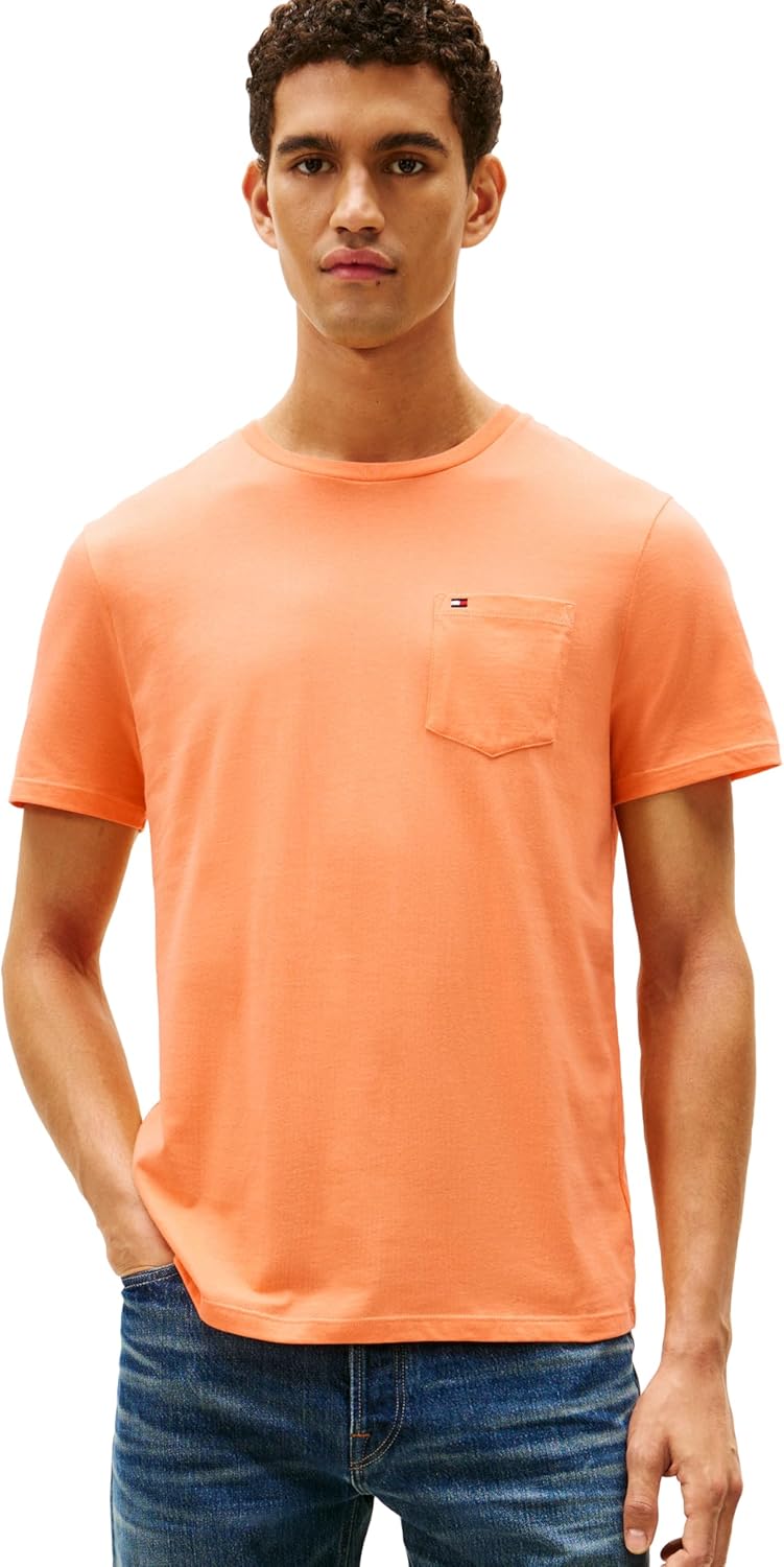 Tommy Hilfiger Mens Essential Stripe Crewneck T-Shirt