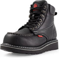 SUREWAY 6 Mens Heavy Duty Steel/Soft Toe Work Boots - Durable Wedge