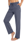 SANTINY Women's Cotton Sweatpants Yoga Lounge Casual (Style TPNW)
