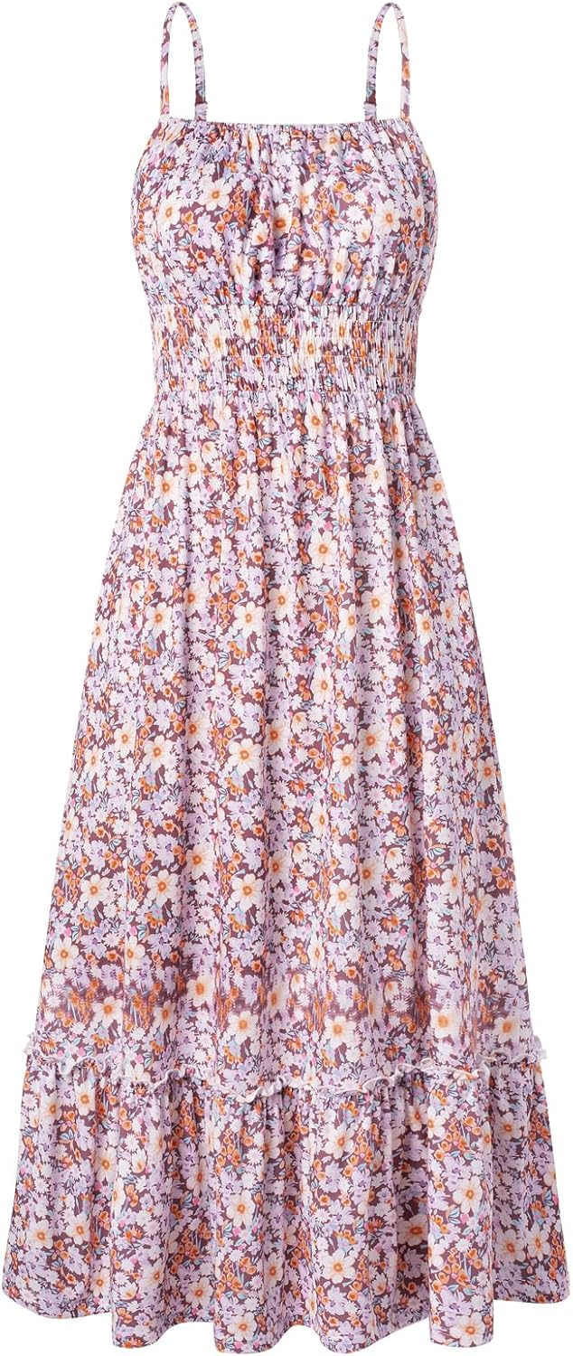 GRACE KARIN Womens Summer Maxi Dress with Pockets for Beach