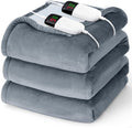 Heated Electric Blanket Queen Size - Dual Control Comfort
