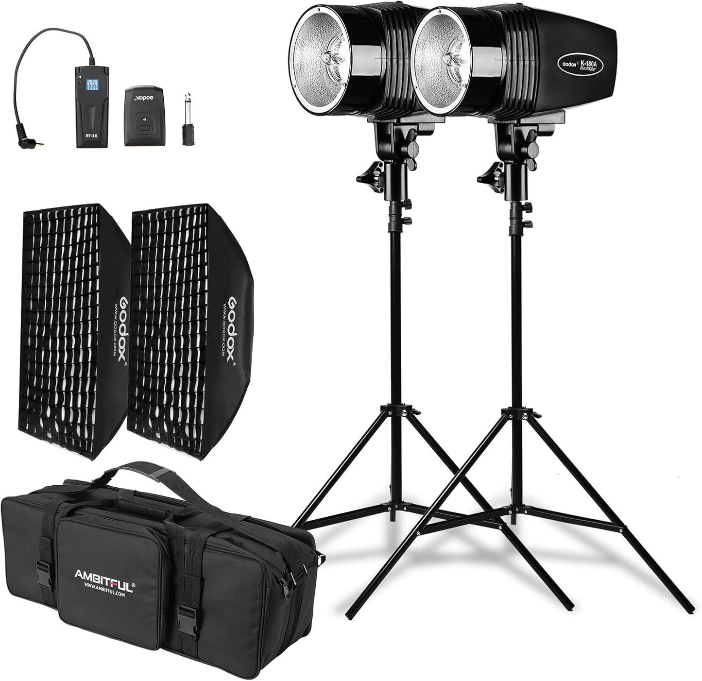 Godox K-180A Strobe Light Kit for Professional Photography Needs