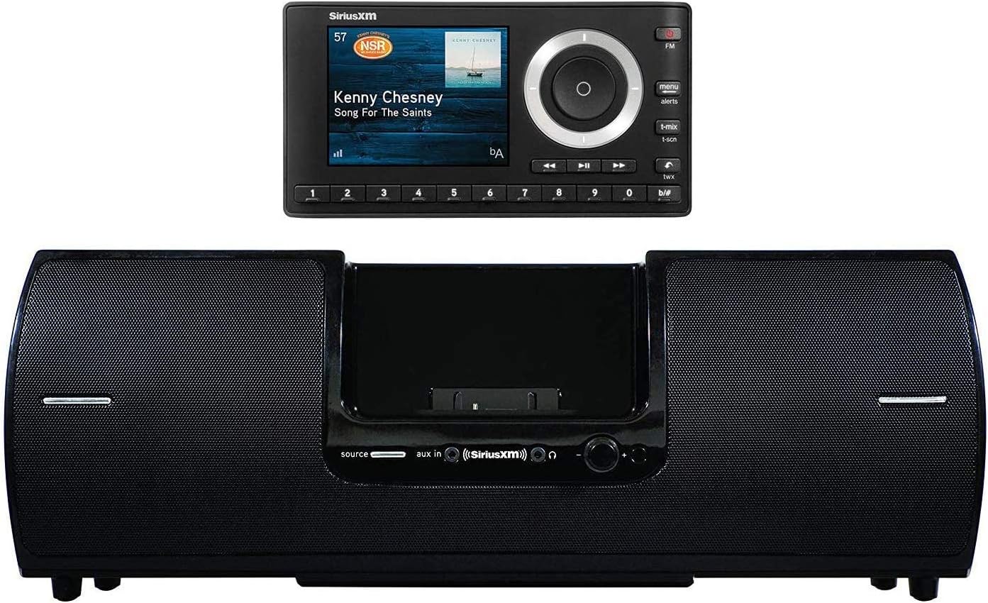 SiriusXM SXSD2 Portable Speaker Dock & Onyx Plus Radio Bundle