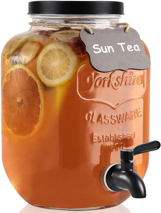 1 Gallon Drink Dispenser with Spigot for Parties and Events