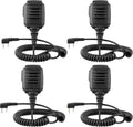 Retevis IP54 Waterproof Microphone Walkie Talkie Speaker Mic - Clear