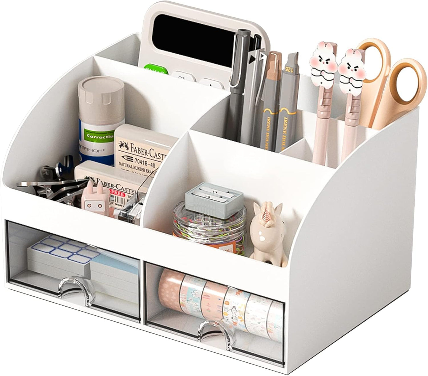 6-Compartment Desk Organizer for Ultimate Storage
