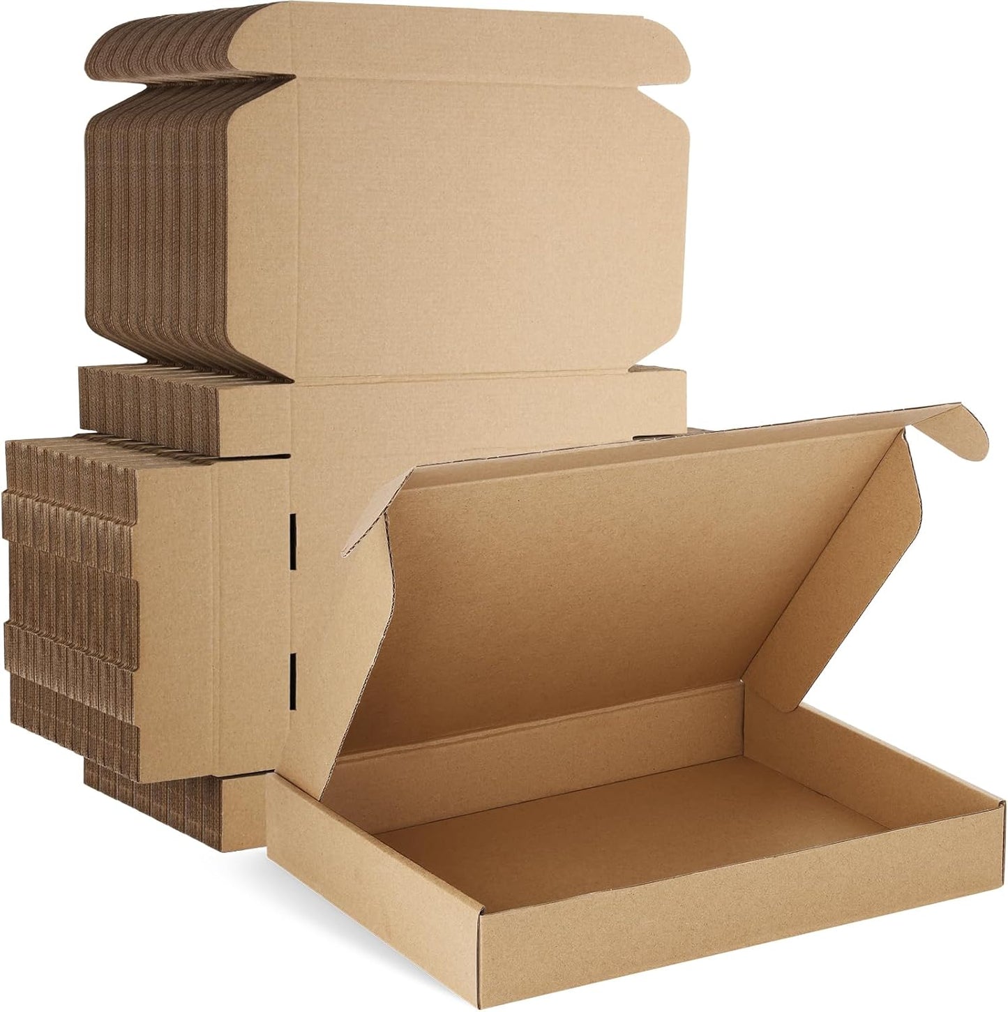 Famagic Shipping Boxes 13x10x2 Inch for Small Business Needs