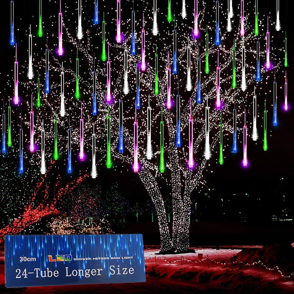 Kwaiffeo Icicle Lights Outdoor for Stunning Holiday Displays