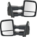 Trail Ridge Tow Mirror Power Heat Signal Spotlight Textured Black Pair
