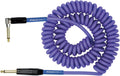Coil Instrument Cable 14 Straight to Right Angle - Heavy Duty 30ft