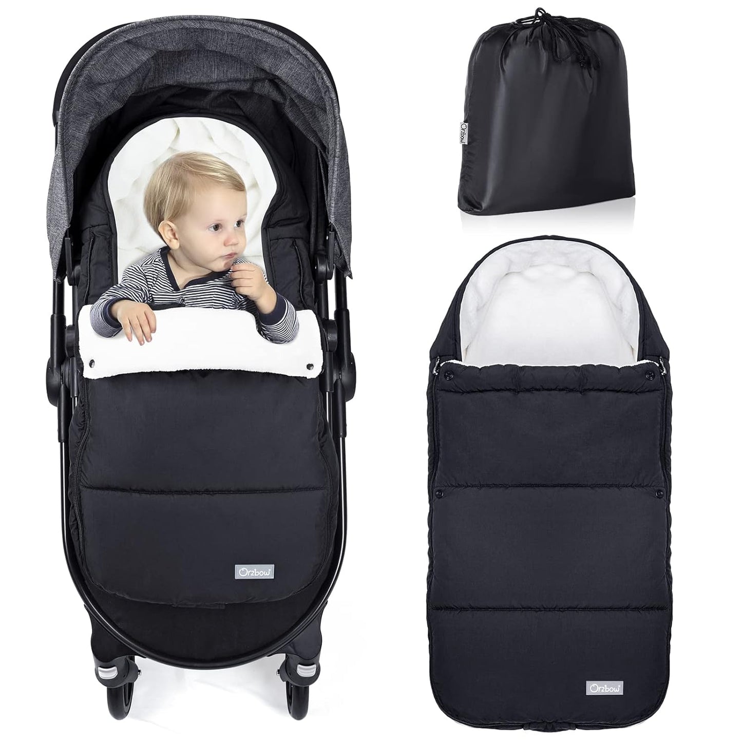 Orzbow Footmuff for Stroller: Weatherproof Toddler Sleeping Bag