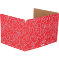 Privacy Shields for Student Desks - 12-Pack Matte Red Privacy Shields