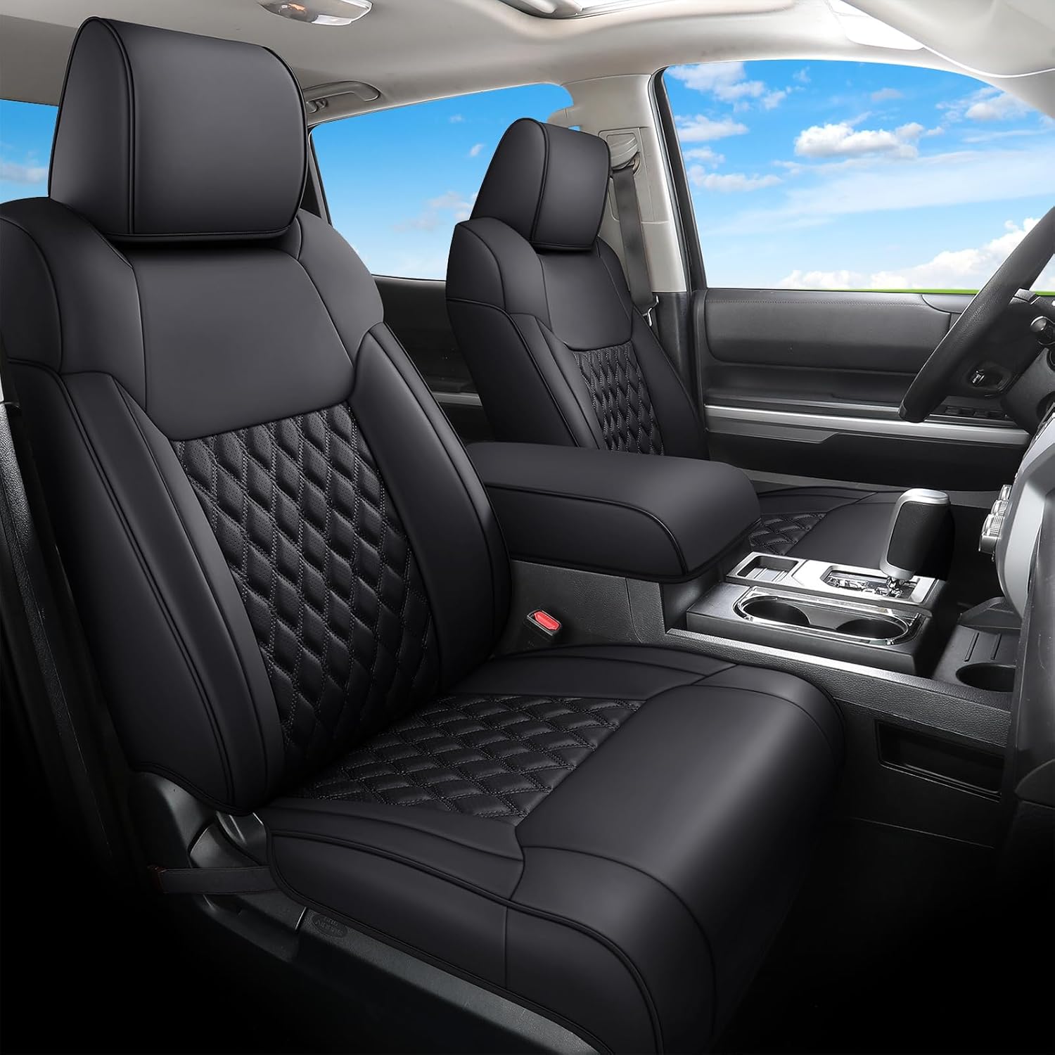 Huidasource Tacoma Seat Covers Full Set for 2005-2015 Models