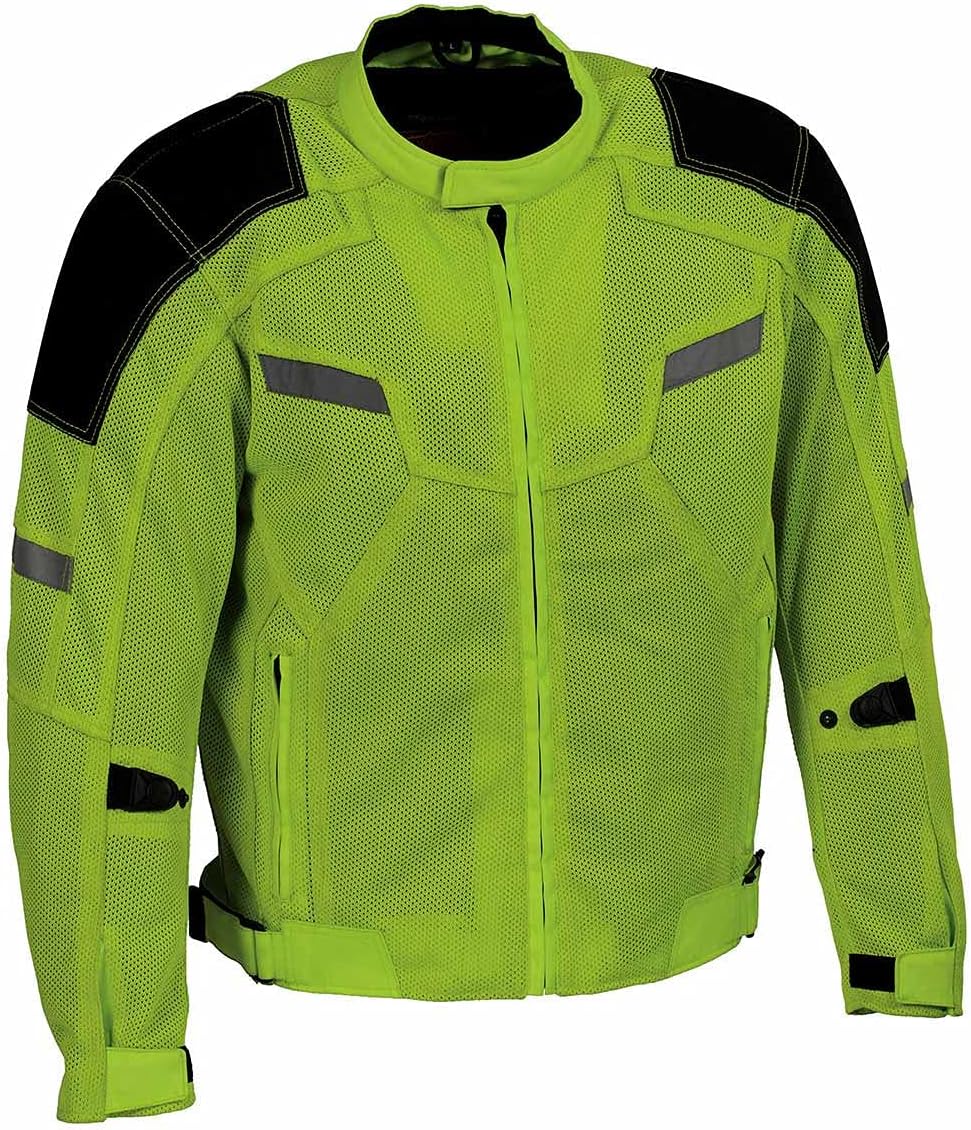 Milwaukee Leather MPM1792 Men's Black CE Armored Motorcycle Jacket