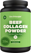Zen Principle Grass-Fed Hydrolyzed Collagen Peptides 3 lb - Anti-Aging
