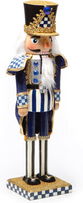 MacKenzie-Childs Royal Nutcracker Figurine - Decorative Wooden Holiday