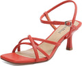 Women's Sandals Square Open Toe Kitten Heels - Chic Everyday Lift