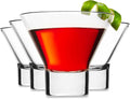 Italian Made Godinger Martini Glasses Set - Elegant 8oz Dessert Cups