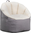Big Joe Milano Bean Bag Chair: Comfort Meets Style in Oat Sherpa