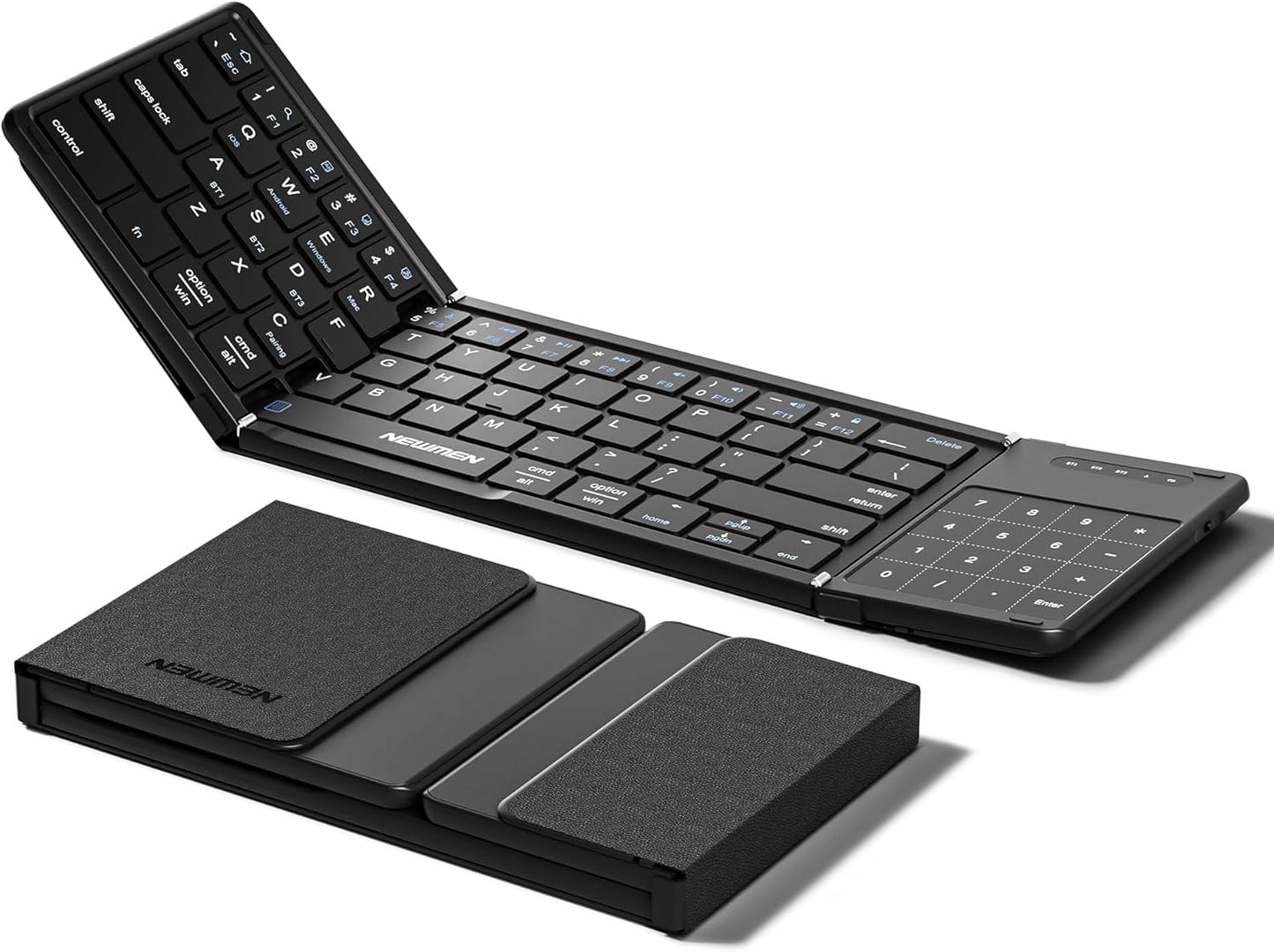 Portable Bluetooth Keyboard with Touchpad