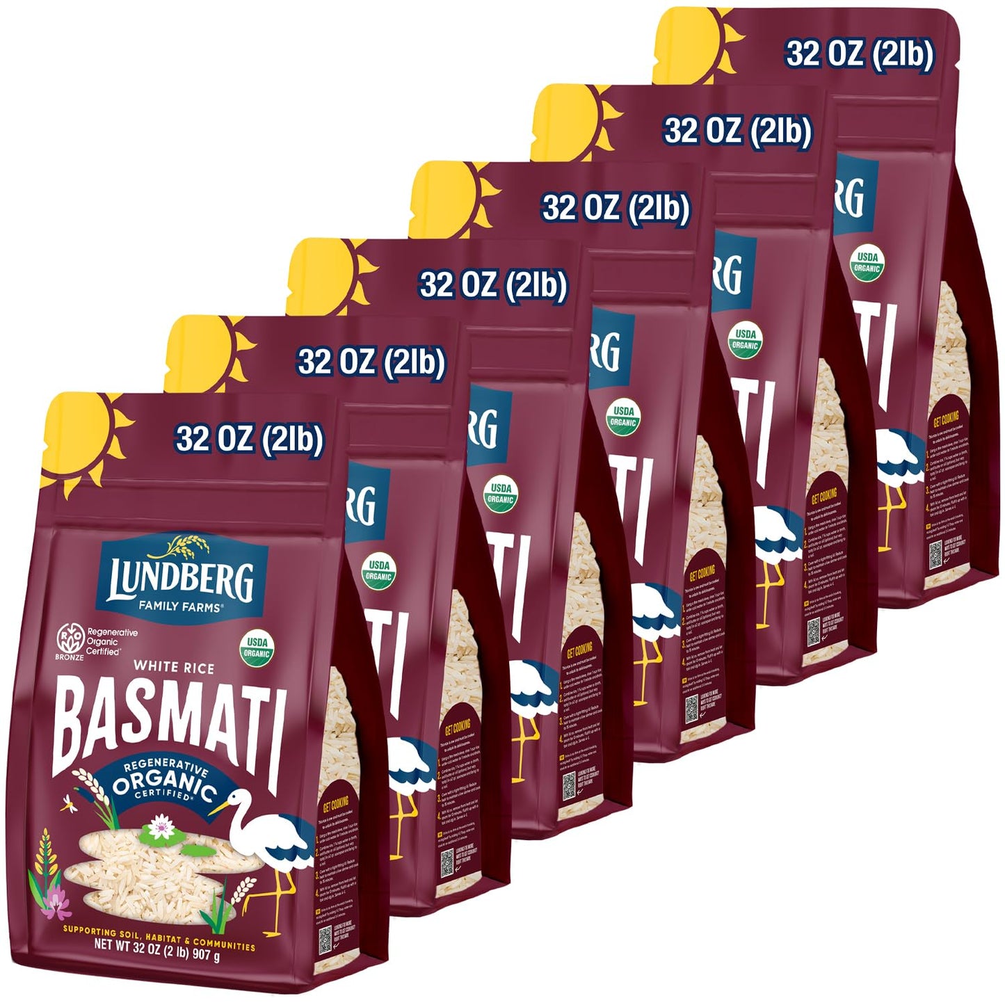 Organic Long Grain Basmati Rice for Healthy Vegan Meals