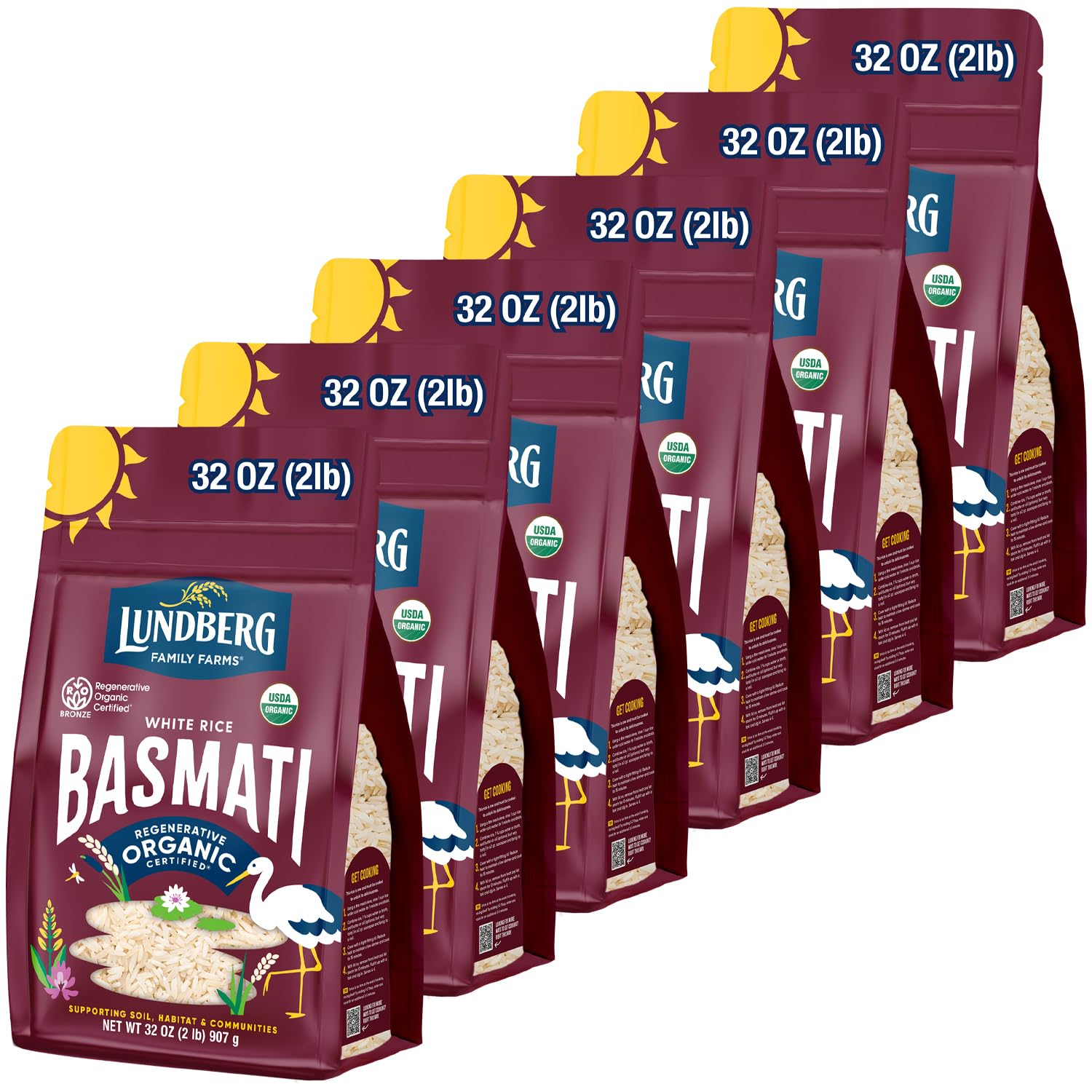 Organic Long Grain Basmati Rice for Healthy Vegan Meals
