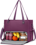 Lunch Tote Bag for Women with 15.6ft Laptop Compartment - Insulated