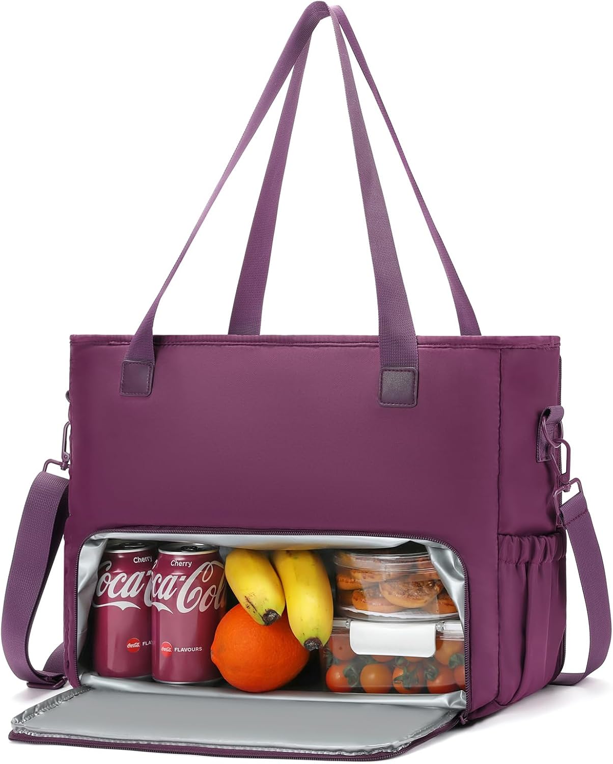 Large Lunch Tote Bag for Women with Laptop Compartment