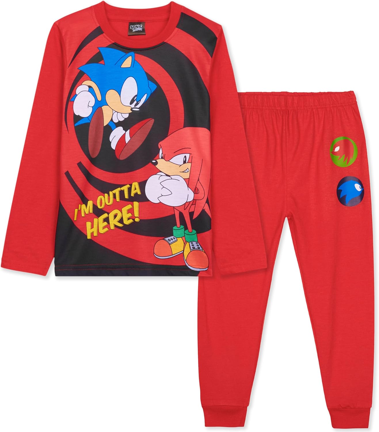 Sonic The Hedgehog Shadow Boys Pajama Set for Cozy Sleepwear