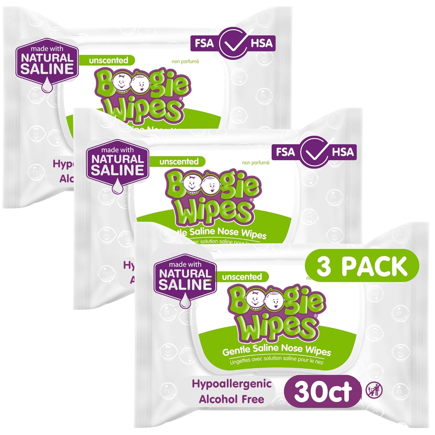 Boogie Baby Wipes: Gentle Saline Cleansing, Vitamin-infused