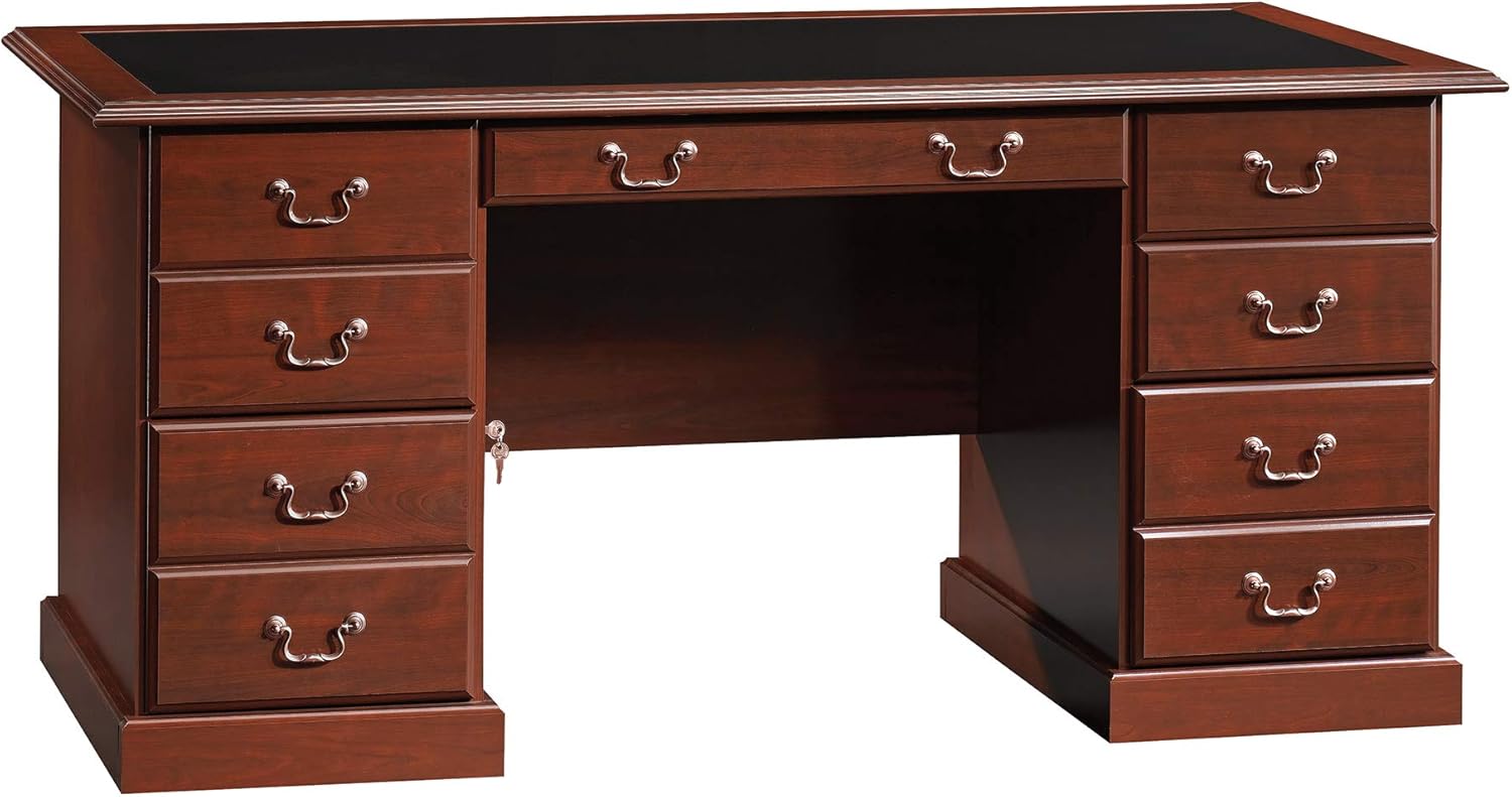 Sauder Executive Desk, Timeless Cherry Finish