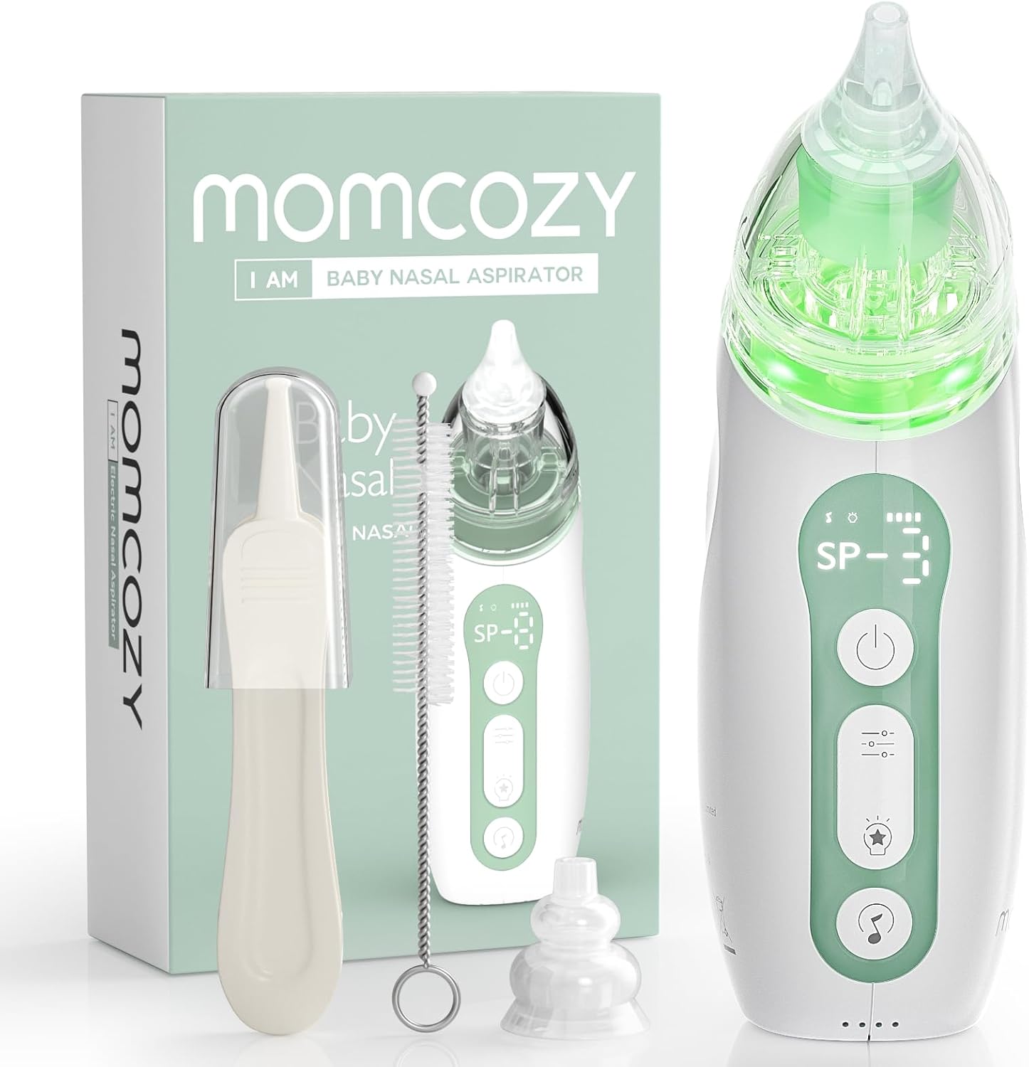 Momcozy Baby Nasal Aspirator with 3 Suction Levels for Comfort