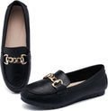 ABEJOJO Women's Loafer Shoes - Comfortable Slip-On Flats Loafers
