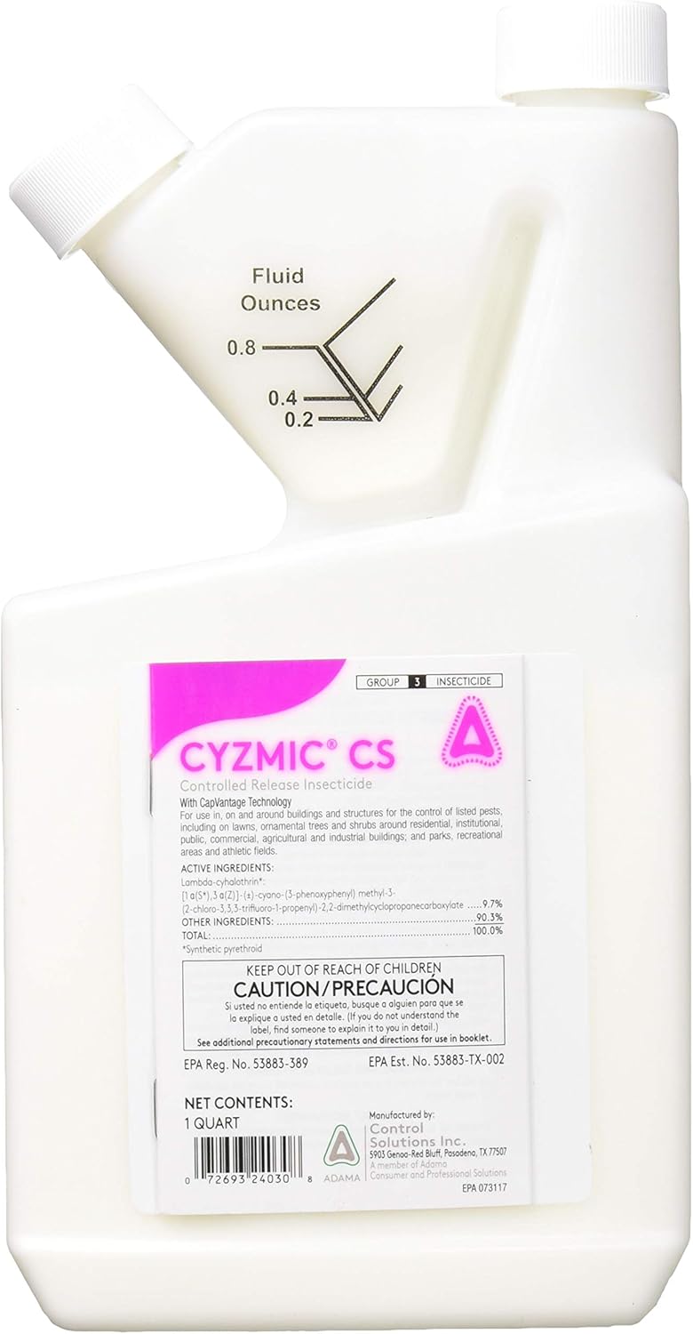 Cyzmic CS Insecticide 1qt for Broad Spectrum Pest Control