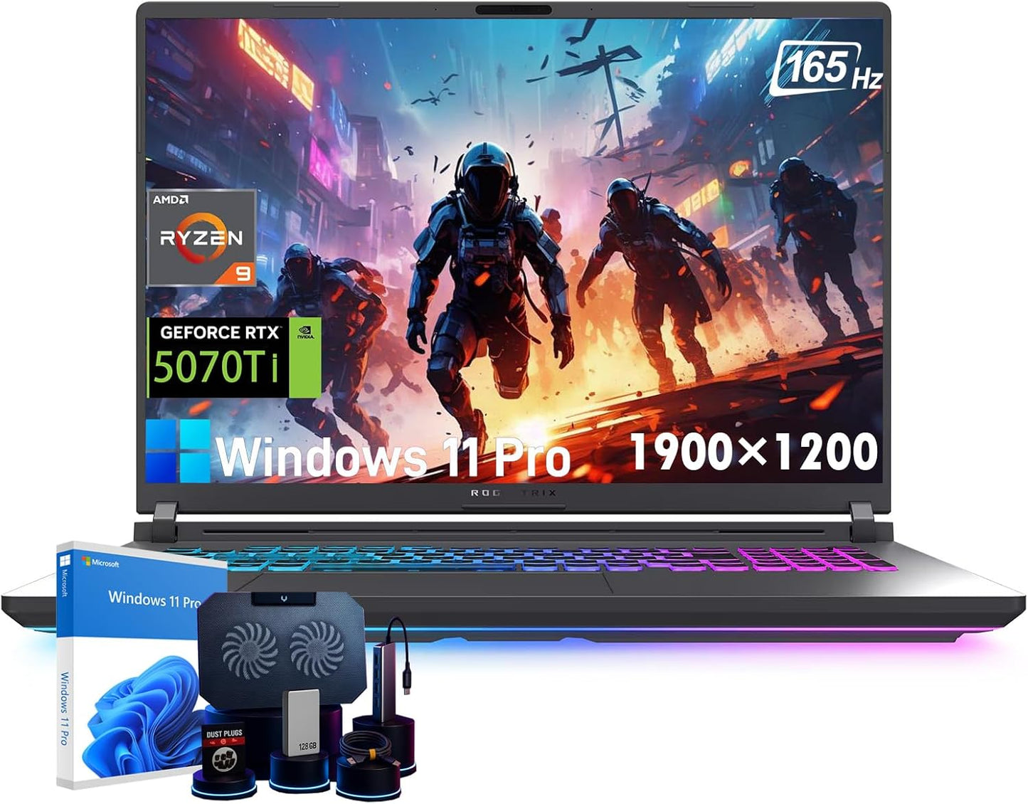 ASUS ROG Strix G16 Gaming Laptop with NVIDIA GeForce RTX 5070 Ti