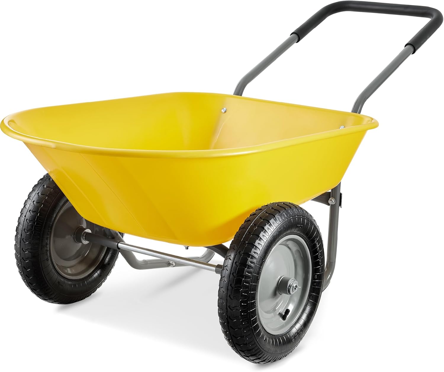 Best Choice Products Dual-Wheel Garden Cart for Lawn and Yard