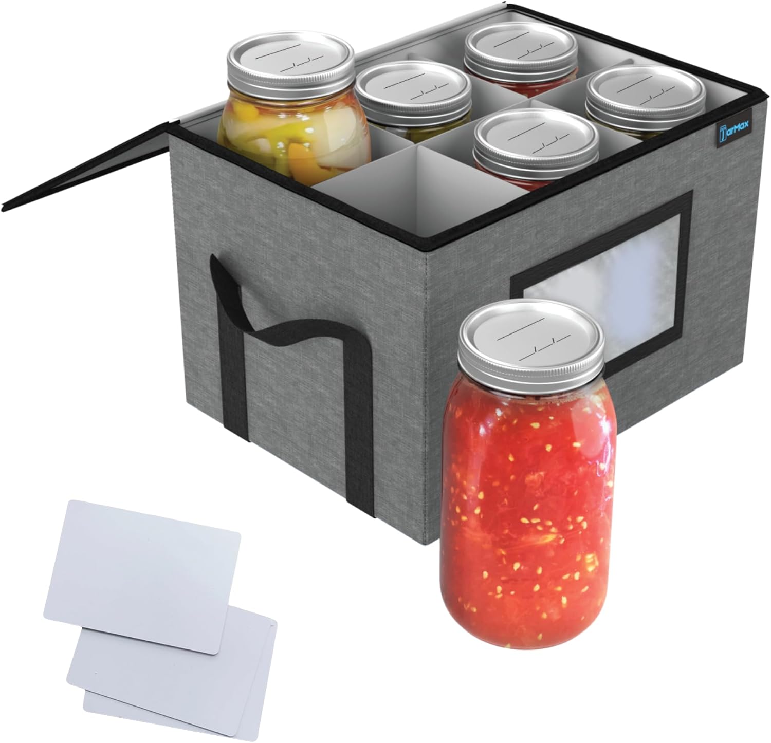 64 oz Canning Jar Storage Containers for Safe Organization
