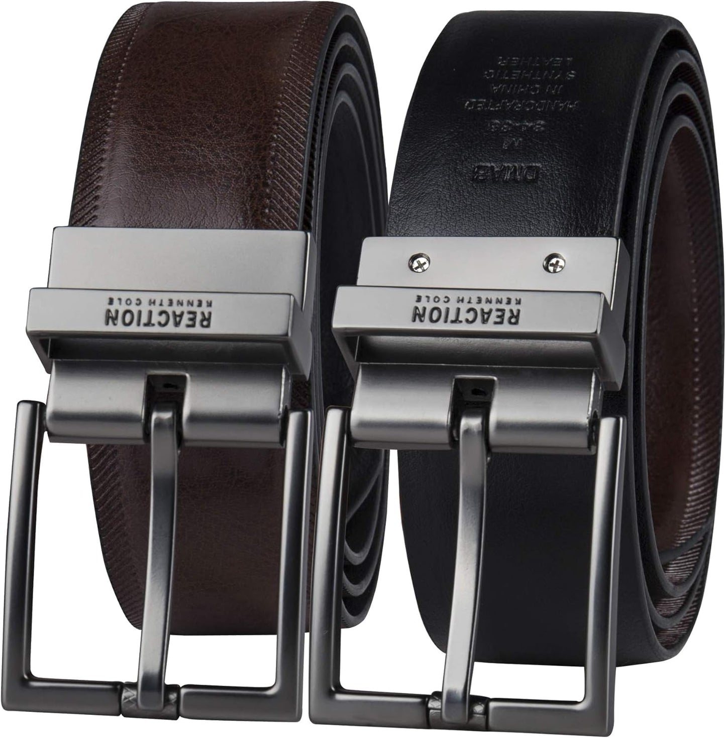 Kenneth Cole Reaction Men's 2-in-1 Reversible Belt for Style