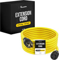 30 Amp Generator Cord NEMA L14-30P to L14-30R 25 ft - Heavy Duty