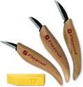 Flexcut Wood Carving Knives Starter Set of 3 - Comfortable, Sharp