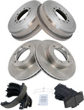 Front & Rear Brake Pad and Rotor Kit for 1992-95 4Runner & 1993-98