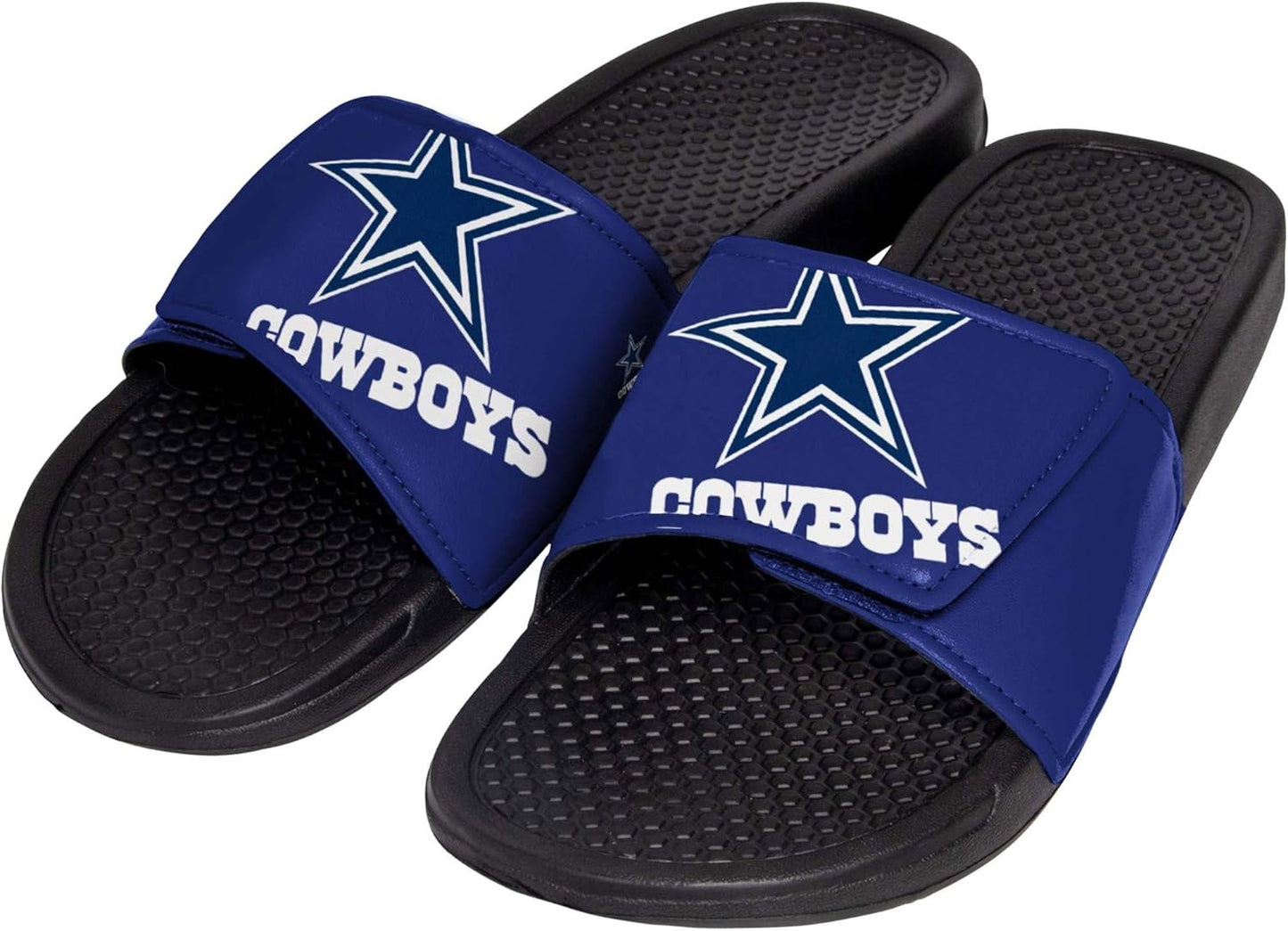 FOCO Men's NFL Team Logo Shower Sport Slide Flip Flop Sandals