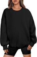 Cozy Oversized Crewneck Sweatshirt for Women - Relaxed Fit