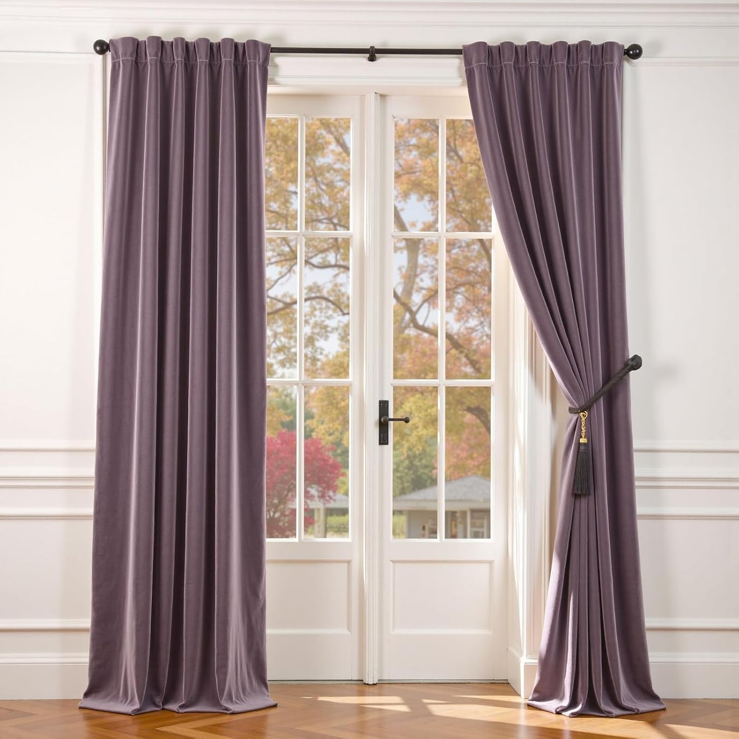 Lazzzy Velvet Blackout Curtains for Luxurious Home Decor