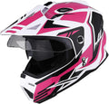 Dual Visor Dual Sport Full Face Motorcycle Helmet HF802 - Lightweight