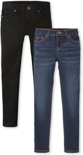Girls Super Skinny Jeans 2-Pack - Soft Washed Stretch Fit
