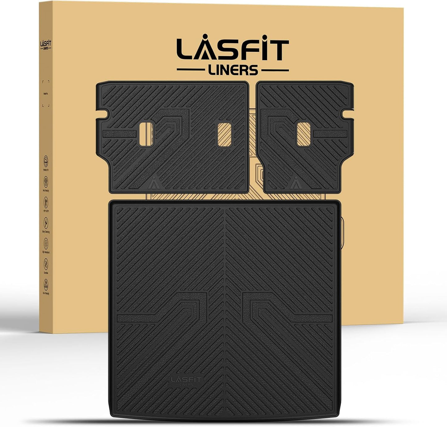 LASFIT Cargo Mat for Honda Passport 2026 - All Weather TPE Fit